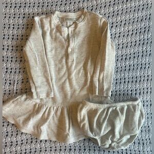 Polo Ralph Lauren waffle knit dress & bloomer